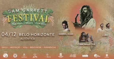 Sam Garrett Festival - Belo Horizonte - 04 de Dezembro - One Family Tour Brazil 2026 em Belo Horizonte