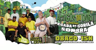 SAMBA DA COMUNIDADE AMIGOS DO DITO - PEGADA DE GORILA + SOMBRA + DJ SKINA em Limeira