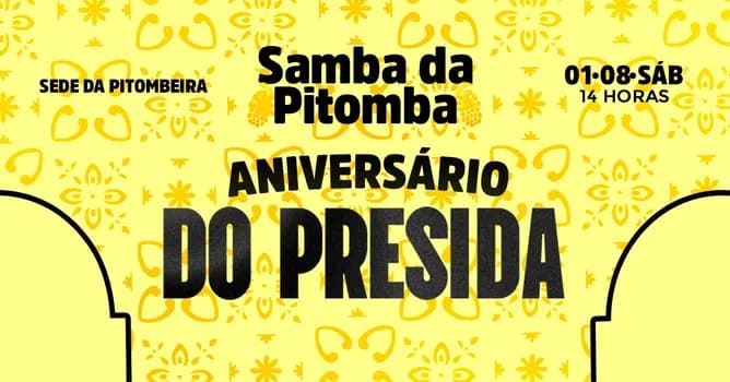 Imagem do Samba da Pitomba Aniversário do Presida - 01 de Agosto