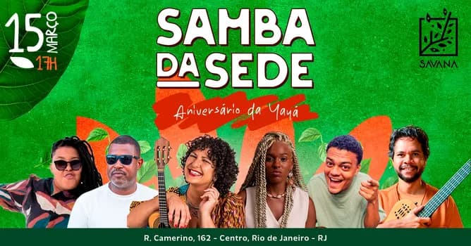 Imagem do SAMBA DA SEDE COMEMORA O ANIVERSÁRIO DA YAYA DO CAVACO