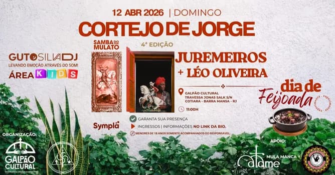 Imagem do Samba do Mulato - 4° Cortejo de Jorge - com Juremeiros e Léo Oliveira