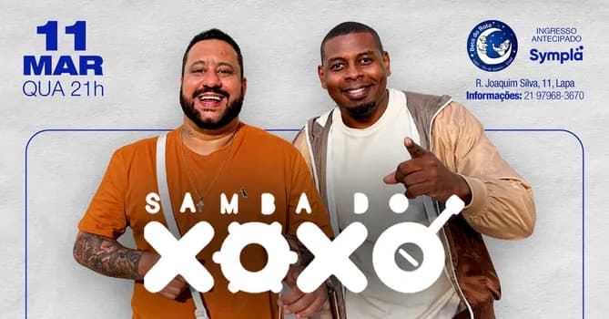 Imagem do SAMBA DO XOXÓ E CONVIDADOS BECO DO RATO 11/03 21H - QUARTA FEIRA