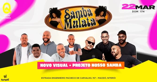 Imagem do SAMBA MULATA: NOSSO SAMBA e NOVO VISUAL na BATUQ NITERÓI!!