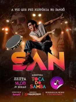 SAN - A VOZ DO SAMBÔ + TOCA DO SAMBA em Palmas