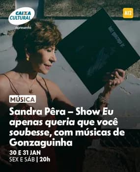 Imagem do SANDRA PÊRA - EU APENAS QUERIA QUE VOCÊ SOUBESSE, COM MÚSICAS DE GONZAGUINHA