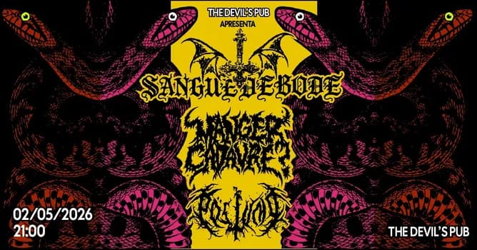 Imagem do SANGUE DE BODE, MANGER CADAVRE? e PÖSTVMÖ no The Devil´s Pub em Sorocaba