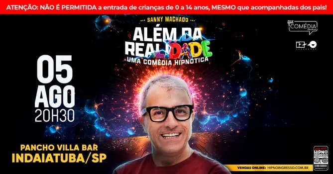 Imagem do SANNY MACHADO em INDAIATUBA - Stand up Comedy