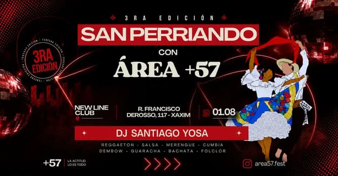Imagem do SANPERRIANDO 3ª Edição | Área +57