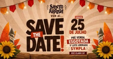 SANTO ARRAIA - FESTA TÍPICA JULINA DO INTERIOR - RIO CLARO SP em Rio Claro