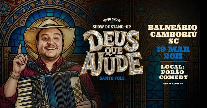 Imagem do Santo Fole - Deus que Ajude no Porão Comedy Club BC