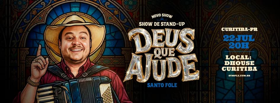 Imagem do Santo Fole em "Deus que Ajude" / Stand up Comedy