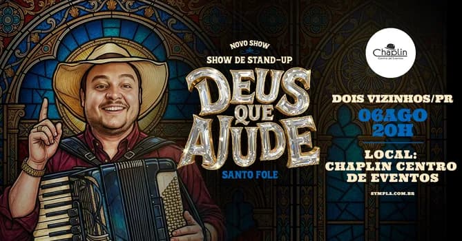 Imagem do SANTO FOLE EM DOIS VIZINHOS/PR - NOVO SHOW DE HUMOR "DEUS QUE AJUDE"