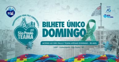 São Paulo TEAMA 2026 Domingo, dia 30 em São Paulo