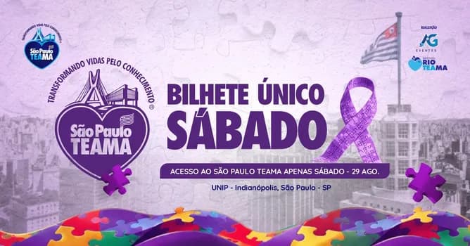 Imagem do São Paulo TEAMA 2026 Sábado, dia 29