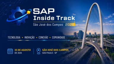 SAP INSIDE TRACK SÃO JOSE DOS CAMPOS 2026 em São José dos Campos