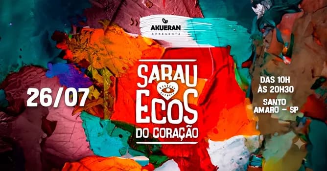 Imagem do Sarau - Ecos do Coração - 26/07