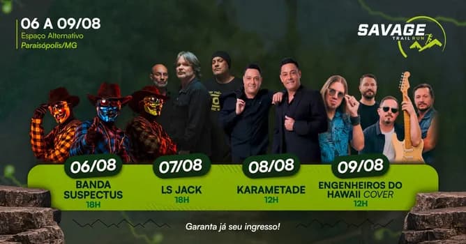 Imagem do Savage Trail Run - 06/08/26 - SUSPECTUS