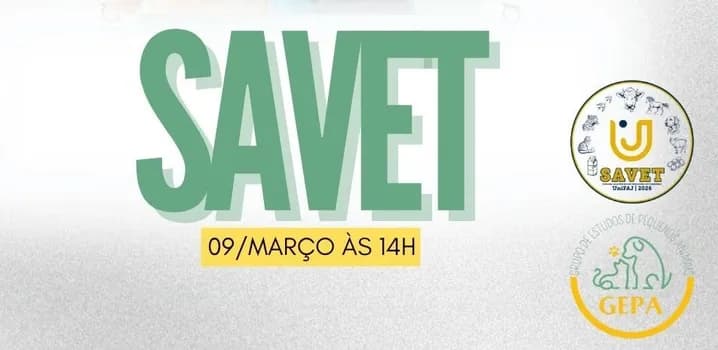 Imagem do SAVET UniFAJ 2026 - Grupo de Estudos de Pequenos Animais