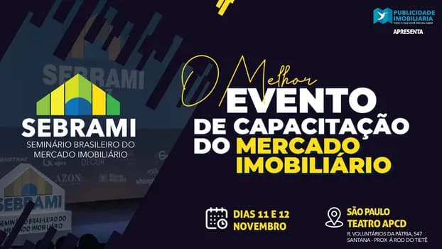 Imagem do SEBRAMI 2026 - Seminário Brasileiro do Mercado Imobiliário