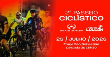 SEGUNDO PASSEIO CICLISTICO BIKE SHOP / LOUCON em Conselheiro Lafaiete