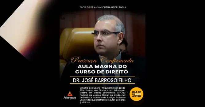 Imagem do Semana Acadêmica Profissional 2026 - Ministro do Superior Tribunal Militar