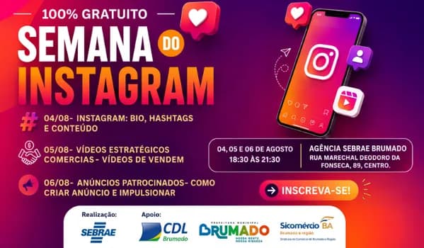 Imagem do Semana do Instagram.