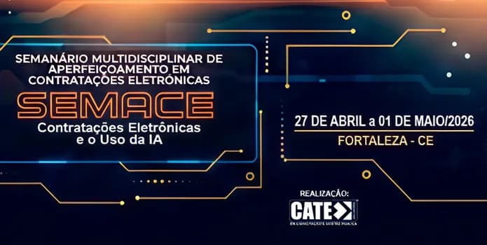Imagem do Semanário Multidisciplinar de Aperfeiçoamento e Contratações Eletrônicas - SEMACE 2026
