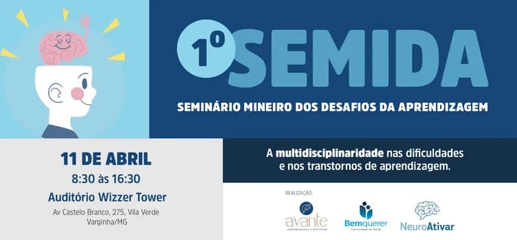 Imagem do SEMIDA - A Multidisciplinaridade nas Dificuldades e Transtornos de Aprendizagem