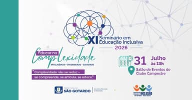 Seminário em Educação Inclusiva 2026 - Educar na Complexidade - Profissionais da Saúde em São Gotardo