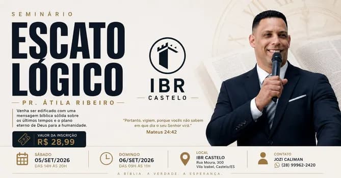 Imagem do Seminário Escatológico - IBR Castelo