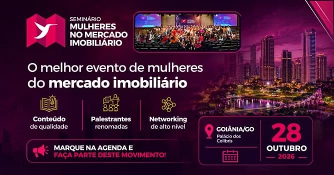 Imagem do Seminário Mulheres no Mercado Imobiliário - Goiânia