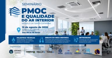 Seminário PMOC e Qualidade do Ar Interior – Modelo de Santa Catarina em Florianópolis