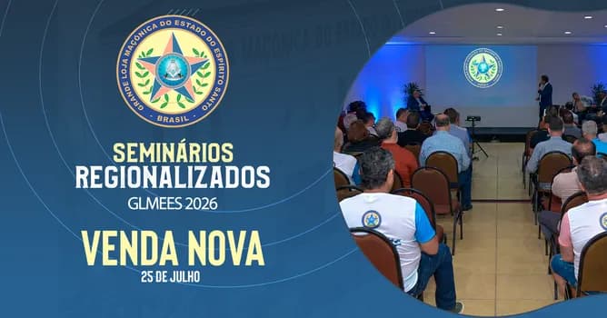Imagem do SEMINÁRIOS REGIONALIZADOS G.L.M.E.E.S. 2026 - VENDA NOVA DO IMIGRANTE 25 de JULHO
