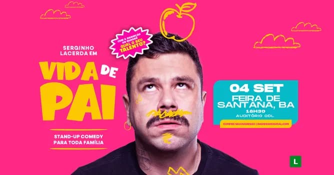 Imagem do SERGINHO LACERDA em FEIRA DE SANTANA/BA - VIDA DE PAI