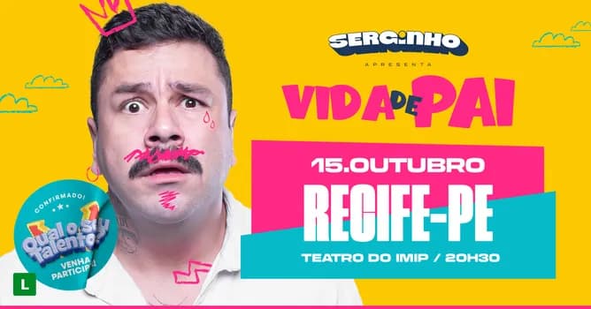 Imagem do SERGINHO LACERDA - VIDA DE PAI - em RECIFE/PE