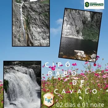 Serra do Cipó + Cachoeira Rabo de Cavalo 02 dias e 01 noite em Conceição do Mato Dentro