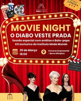 Imagem do Sessão Instituto Moda Mundo - Filme: O Diabo veste Prada.