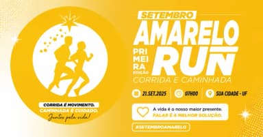 SETEMBRO AMARELO RUN - PRIMEIRA EDIÇÃO em Buriticupu