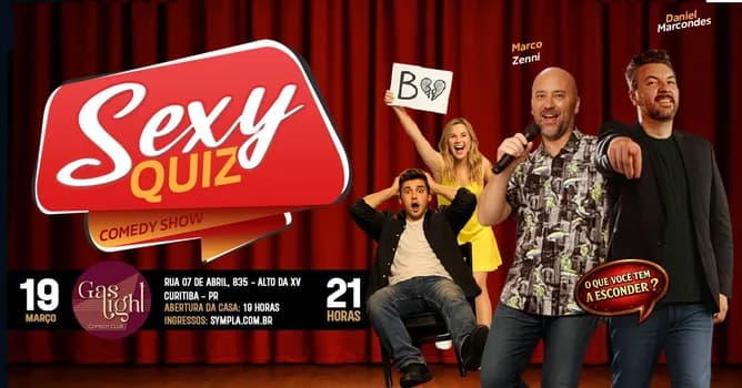 Imagem do SEXY QUIZ com DANIEL MARCONDES e MARCO ZENNI / STAND UP COMEDY em CURITIBA
