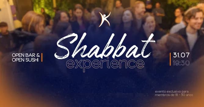 Imagem do Shabbat Experience Julho