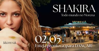 SHAKIRA EM COPACABANA - UMA NOITE INESQUECÍVEL NO QUIOSQUE MORENA em Rio de Janeiro