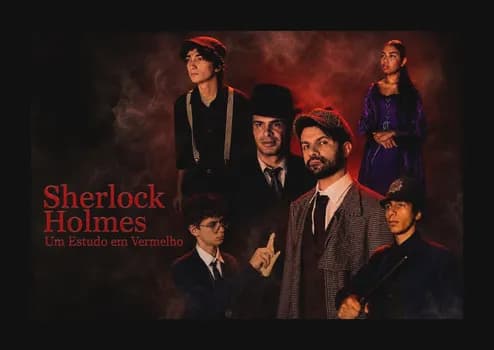 Imagem do Sherlock Holmes - Um Estudo em Vermelho (Peça Teatral)