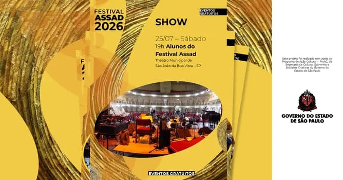 Imagem do Show Alunos do Festival Assad | Festival Assad 2026
