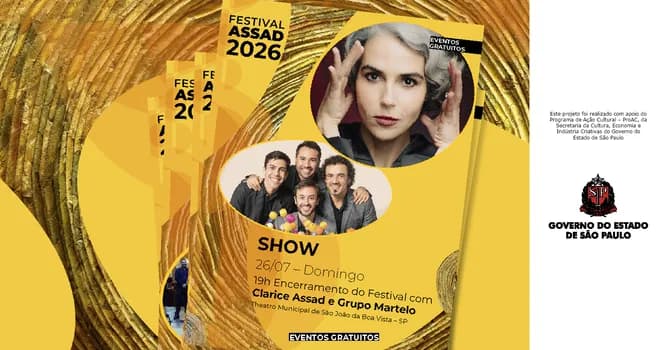 Imagem do Show Clarice Assad e Grupo Martelo | Festival Assad 2026