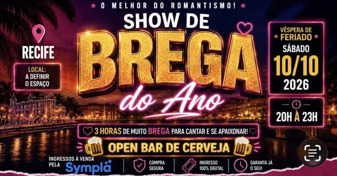 Imagem do Show de Brega do Ano