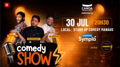 Show de comédia stand up com Leandro Leitte, Dênis Pimentinha e Wemerson Repolho. em Manaus