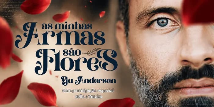 Imagem do Show de lançamento "As Minhas Armas são Flores" de Gu Andersen