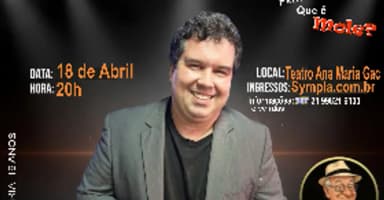 show de stand up comedy com Miguel Marques da radio Tupi em Tanguá