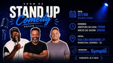 SHOW DE STAND UP COMEDY NO ESPAÇO 27 em Rio de Janeiro