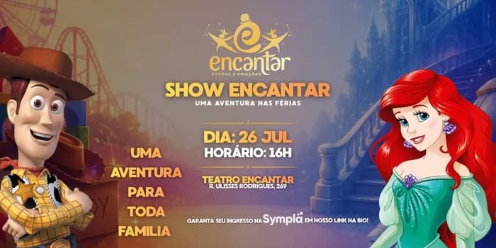Imagem do SHOW ENCANTAR - Uma aventura nas Férias.
